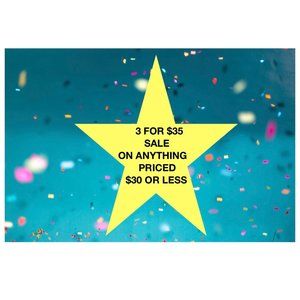 3‎ FOR $35 SALE! Details in the description!!!!